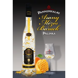 Pannonhalmi Arany Mézes Barack likőr (0,5l 35%) DRS