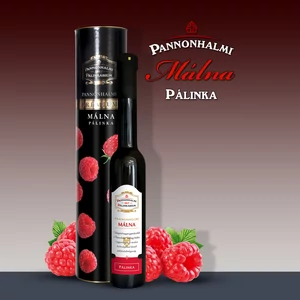 Pannonhalmi Málnapálinka (0,2l 40%) díszdobozban DRS