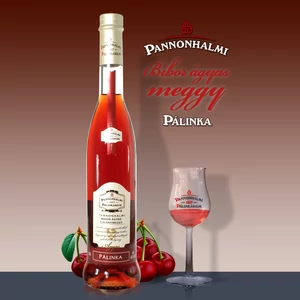 Pannonhalmi Bíbor Ágyas Cigánymeggy pálinka  (0,5l 40% DRS)