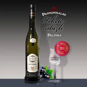 Pannonhalmi feketeribizli pálinka 40% 0,5 DRS