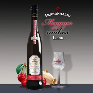 Pannonhalmi Meggyes-Mákos likőr (0,5l 33% DRS)