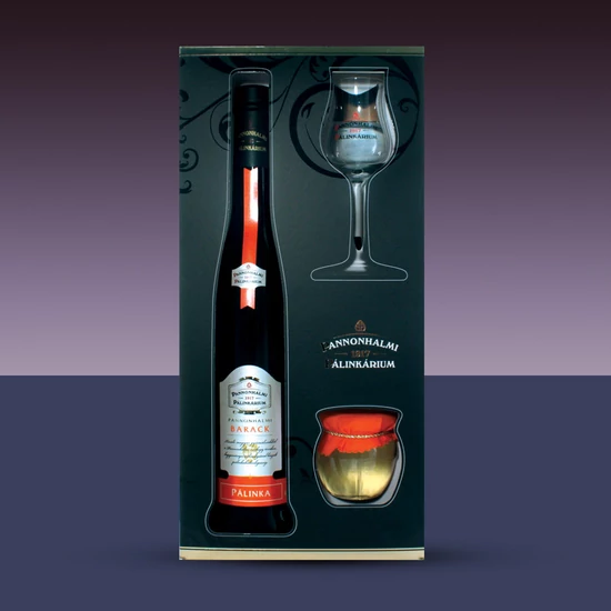 Pannonhalmi Barackpálinka díszdobozban (0,5l 40%) DRS
