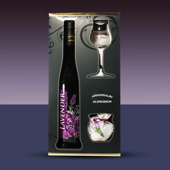 Pannonhalmi Lavender díszdobozban (0,5l 40%) DRS