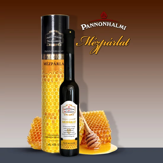 Pannonhalmi Mézpárlat (0,2l 40%) díszdobozban DRS