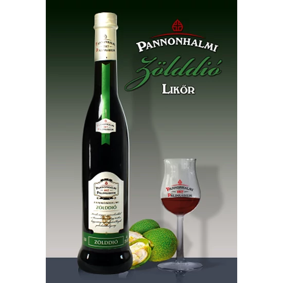 Pannonhalmi Zölddió likőr (0,5l 33%) DRS