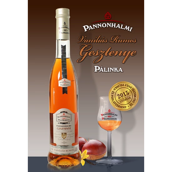 Pannonhalmi Vaníliás Rumos Gesztenyelikőr (0,5l 33%) DRS