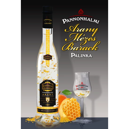 Pannonhalmi Arany Mézes Barack likőr (0,5l 35%) DRS