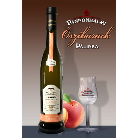Pannonhalmi Őszibarack pálinka (0,5l 40%) DRS 