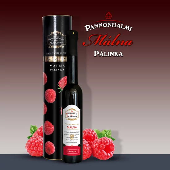 Pannonhalmi Málnapálinka (0,2l 40%) díszdobozban DRS
