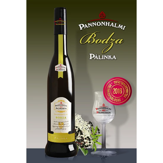 Pannonhalmi bodzapálinka (0,5l 40% DRS)
