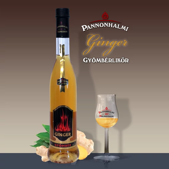 Pannonhalmi Ginger gyömbérlikőr (0,5l 33%) DRS