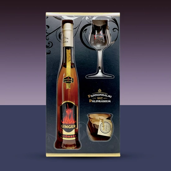 Pannonhalmi Ginger gyömbér likőr díszdobozban (0,5l 33%) DRS