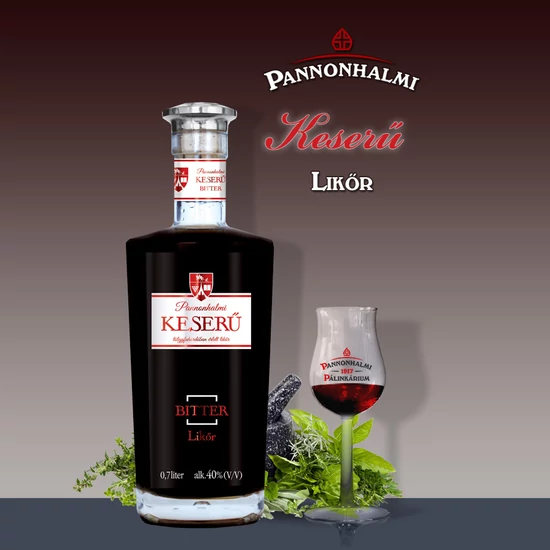 Pannonhalmi Keserű likőr (0,7l 40%) DRS